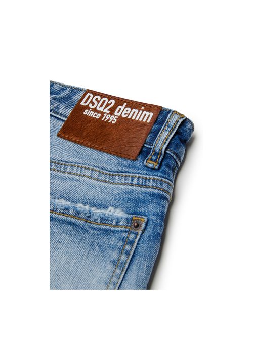 Pantalone, bambino, teddy boy jeans. DSQUARED2 | DQ3576 D0AHQDQ01